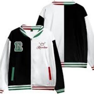 Ranboo The Beloved 2021 Block Color Varsity Jacket Medium Preppy Streetwear